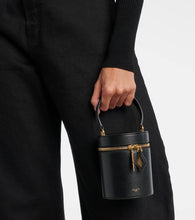 Alaia Cube Mini leather vanity bag