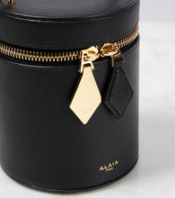 Alaia Cube Mini leather vanity bag