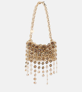 Rabanne 1969 Nano embellished shoulder bag. Shop Rabanne Shoulder Bags for women now.