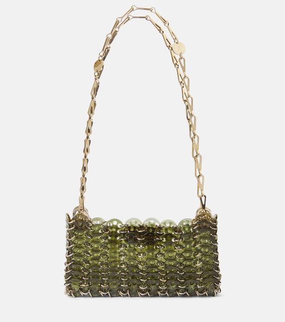 Rabanne Mini resin shoulder bag. Shop Rabanne Shoulder Bags for women now.