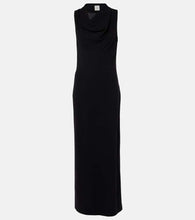 Toteme Draped wool-blend maxi dress