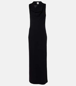 Toteme Draped wool-blend maxi dress