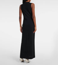 Toteme Draped wool-blend maxi dress