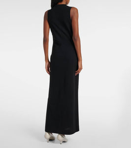 Toteme Draped wool-blend maxi dress