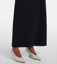 Toteme Draped wool-blend maxi dress