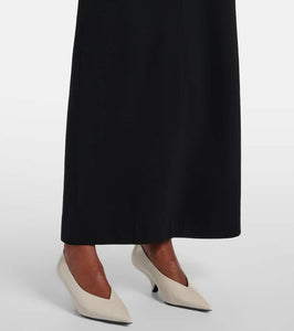 Toteme Draped wool-blend maxi dress
