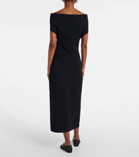 Toteme Knitted off-shoulder midi dress