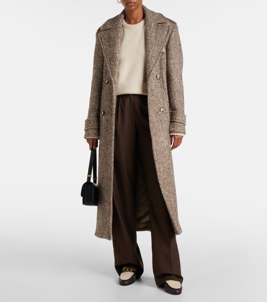 Tod's Catena shearling and leather mules