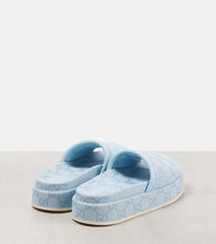 Gucci Clarice GG canvas slides