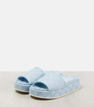 Gucci Clarice GG canvas slides