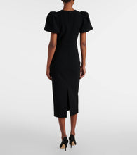 Rebecca Vallance Eliana puff-sleeve midi dress
