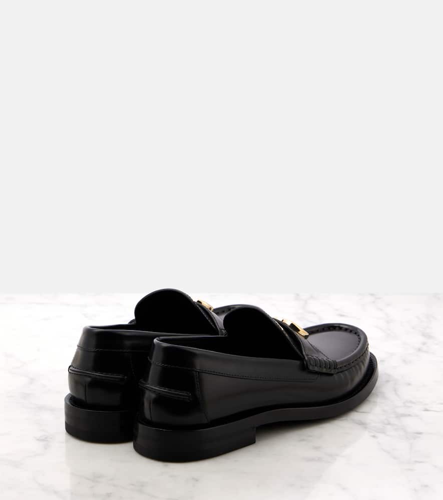 Gucci Double G leather loafers