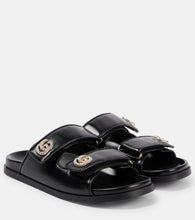 Gucci New Marmont GG leather sandals