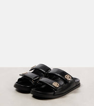 Gucci New Marmont GG leather sandals