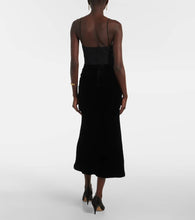Rebecca Vallance Ethel polka-dot bustier dress