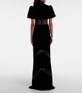 Rebecca Vallance Ethel puff-sleeve maxi dress