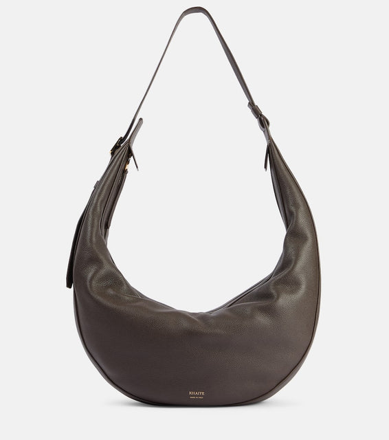 Khaite Augustina leather shoulder bag. Shop Khaite Shoulder Bags for women now.