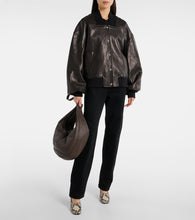 Khaite Augustina leather shoulder bag