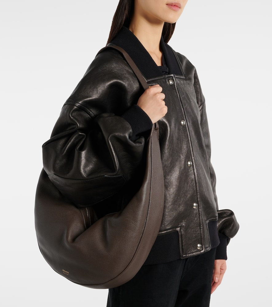 Khaite Augustina leather shoulder bag