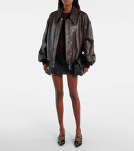 Khaite Cate leather clutch