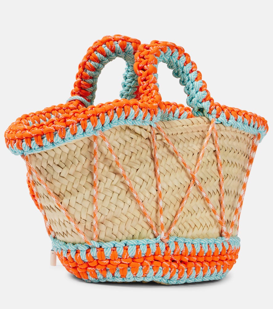 Al√É¬©mais Luis Mini macram√É¬© basket bag