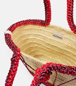 Al√É¬©mais Lalo Maxi macram√É¬© basket bag