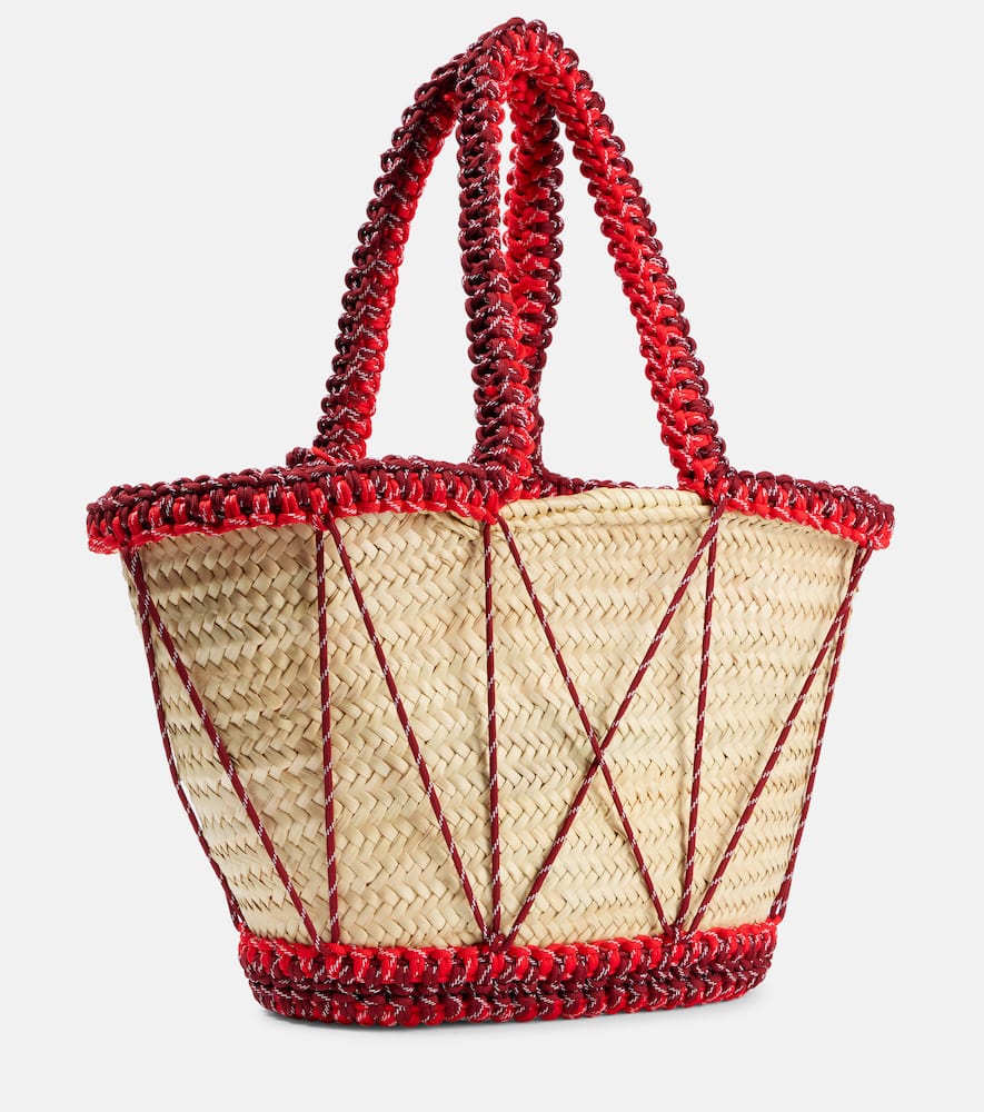 Al√É¬©mais Lalo Maxi macram√É¬© basket bag