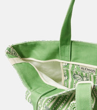 Al√É¬©mais Lula Large printed canvas tote bag