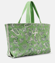 Al√É¬©mais Lula Large printed canvas tote bag