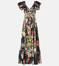 Camilla Ruffled floral cotton maxi dress