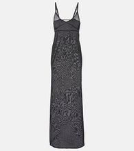 Saint Laurent Jersey slip dress