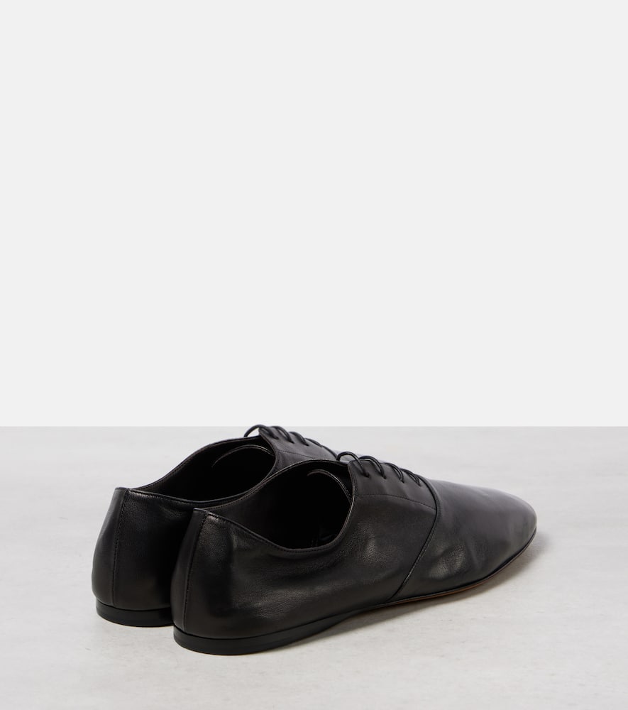 The Row Hereditas leather Oxford shoes