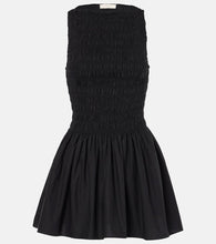 Faithfull Shirred cotton minidress