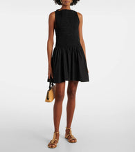 Faithfull Shirred cotton minidress