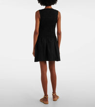 Faithfull Shirred cotton minidress