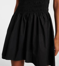 Faithfull Shirred cotton minidress