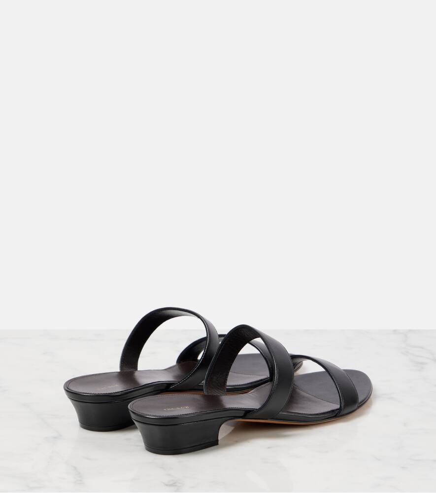 The Row Awar leather slides