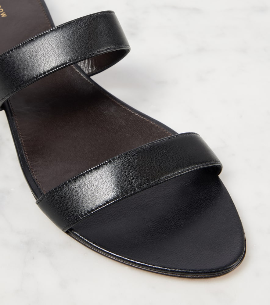 The Row Awar leather slides