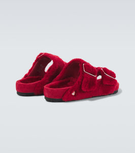 Birkenstock 1774 Arizona 1774 shearling-lined suede sandals