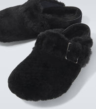 Birkenstock 1774 Boston 1774 shearling-lined suede mules