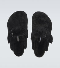 Birkenstock 1774 Boston 1774 shearling-lined suede mules