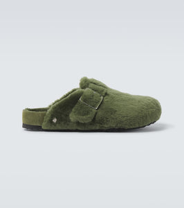 Birkenstock 1774 Boston 1774 shearling-lined suede mules