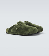 Birkenstock 1774 Boston 1774 shearling-lined suede mules