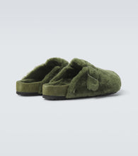 Birkenstock 1774 Boston 1774 shearling-lined suede mules