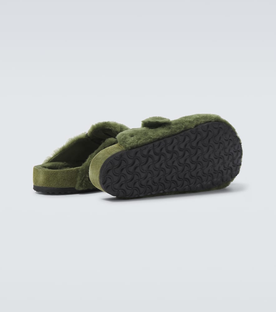 Birkenstock 1774 Boston 1774 shearling-lined suede mules