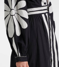 Farm Rio Nature Black printed cotton maxi dress