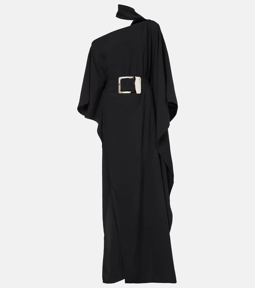 Taller Marmo Taylor one-shoulder cr√É¬™pe cady kaftan