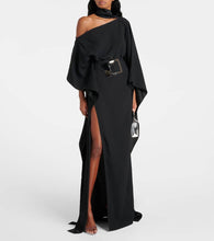 Taller Marmo Taylor one-shoulder cr√É¬™pe cady kaftan