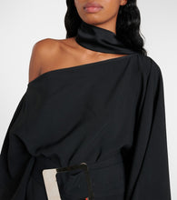 Taller Marmo Taylor one-shoulder cr√É¬™pe cady kaftan