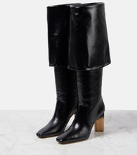 Chloe Georgia 90 leather knee-high boots